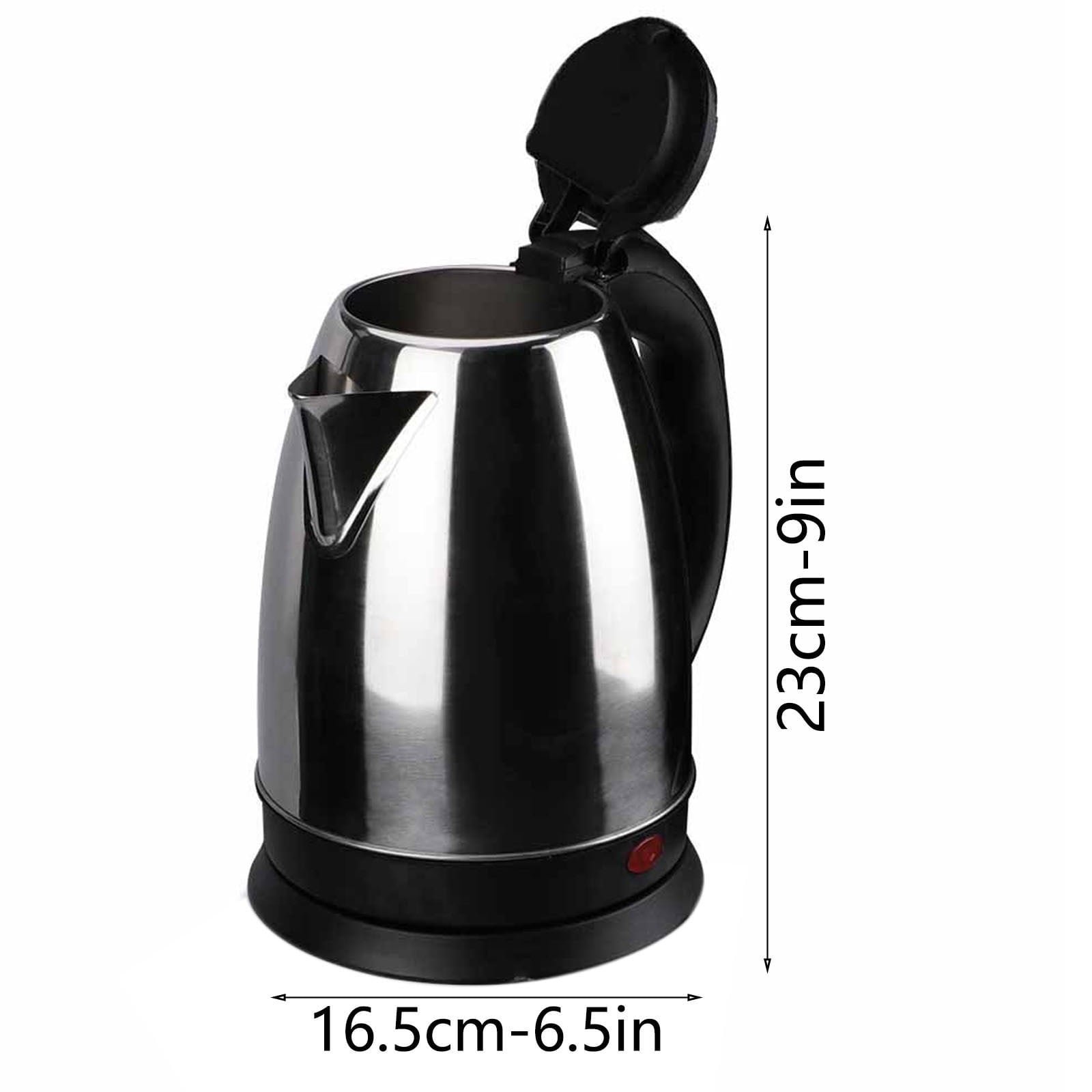 Nrmrqz Hot Water Kettle Electric 2L Stainless Steel Electric Kettle (110V) – Auto Shut-Off & Boil-Dry Protection | Fast Heating for Tea or Soup Electric Kettle Stainless Steel
