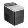 Mainstays Countertop Ice Maker, Rich Black, 9 Bullet Cubes, 2 Ice Sizes, 26 lbs/24H with Removable & Washable Ice Tray & Scoop, with Self-Cleaning Function
