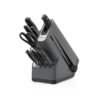 Ninja Foodi NeverDull 10-Piece Essential Knife System with Sharpener, Stainless Steel, K12010 Black/Gray