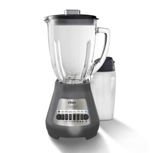 Oster Party Blender with XL 8-Cup Capacity Jar and Blend-N-Go Cup, 8 Speeds