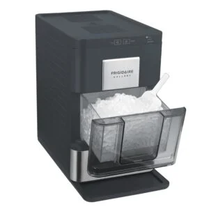 Frigidaire Nugget Ice Maker, Touch Control, 44 lbs Capacity, Self-Cleaning, Countertop, Black